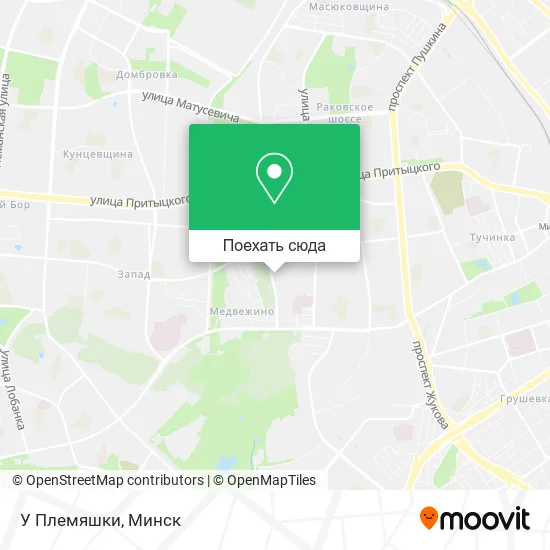Карта У Племяшки