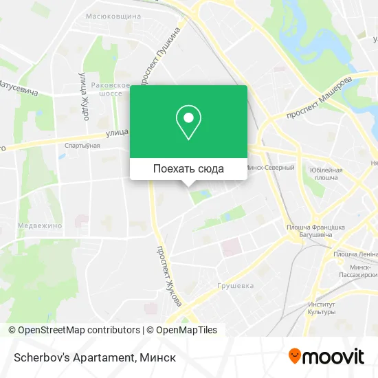 Карта Scherbov's Apartament