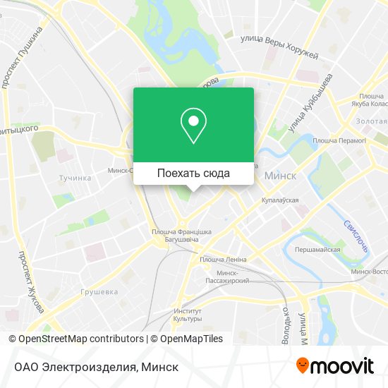 Карта ОАО Электроизделия
