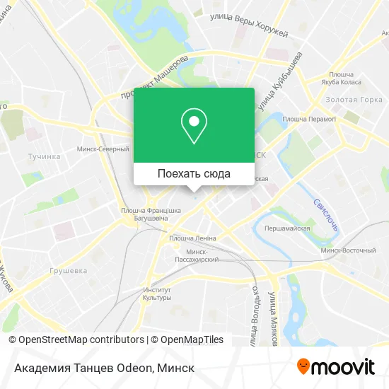 Карта Академия Танцев Odeon