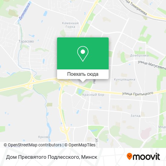 Карта Дом Пресвятого Подлесского