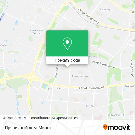 Карта Пряничный дом