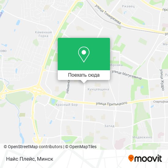 Карта Найс Плейс