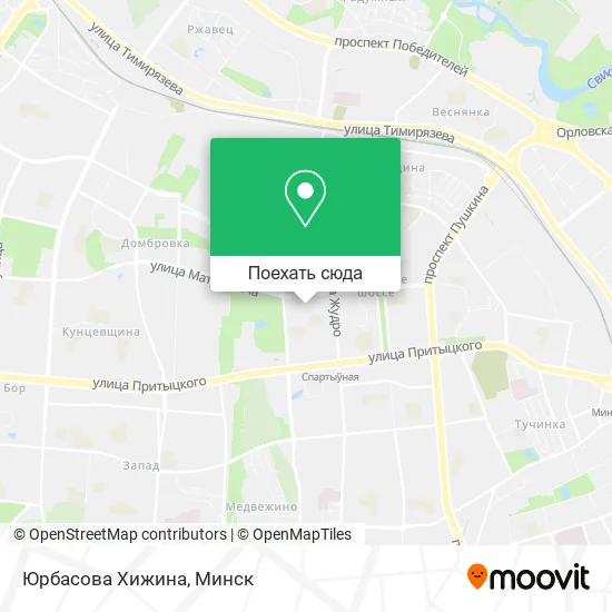 Карта Юрбасова Хижина