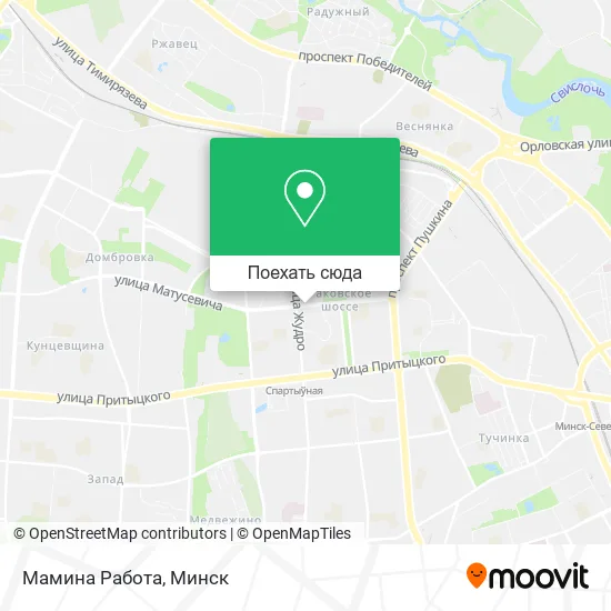 Карта Мамина Работа