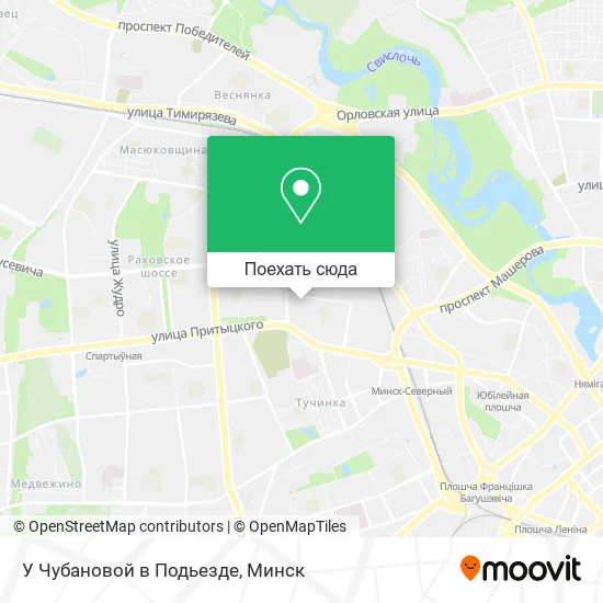 Карта У Чубановой в Подьезде