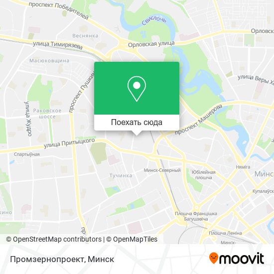Карта Промзернопроект