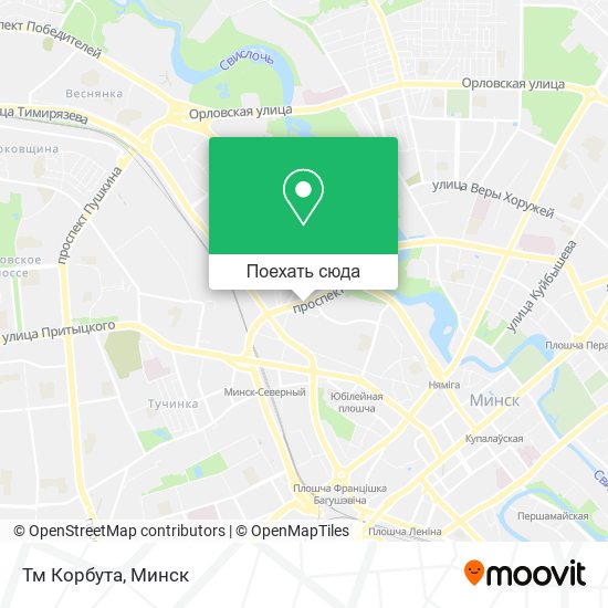 Карта Тм Корбута