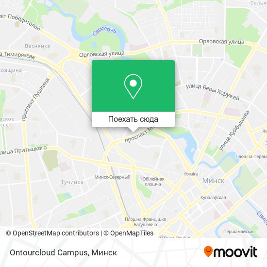 Карта Ontourcloud Campus