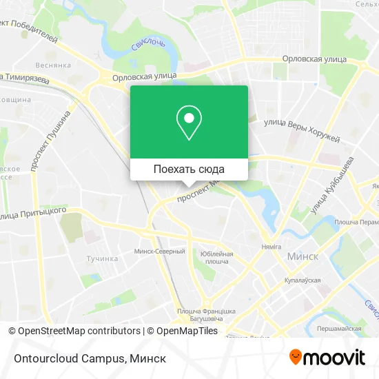 Карта Ontourcloud Campus
