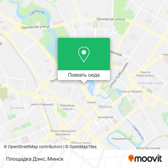 Карта Площадка Дэнс