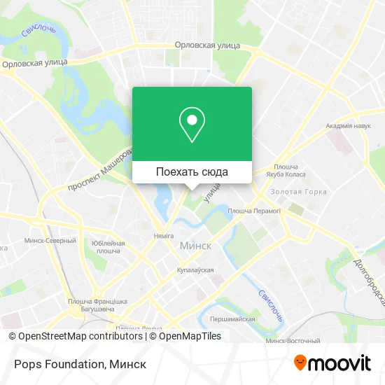 Карта Pops Foundation
