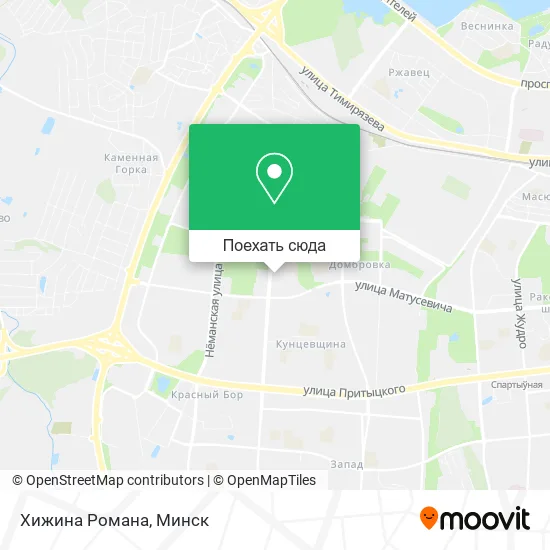 Карта Хижина Романа