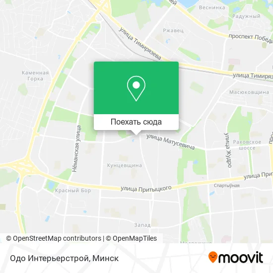 Карта Одо Интерьерстрой