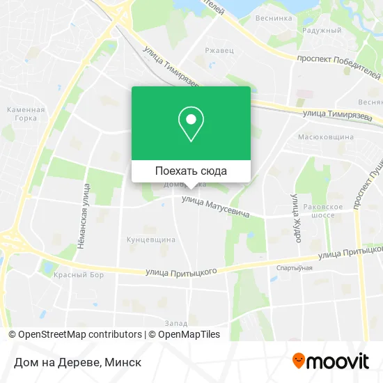 Карта Дом на Дереве