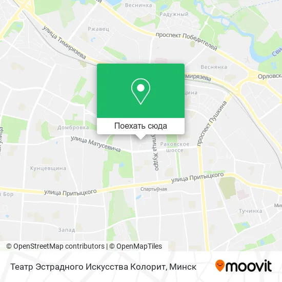 Карта Театр Эстрадного Искусства Колорит