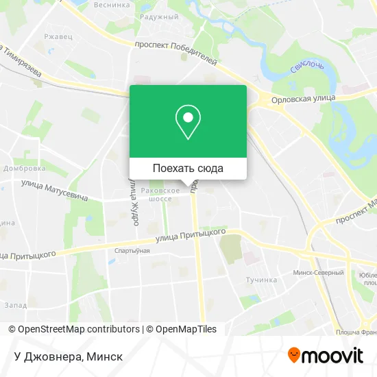 Карта У Джовнера