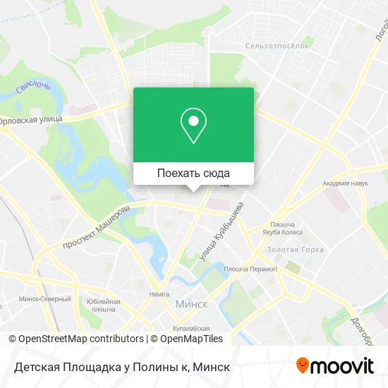 Карта Детская Площадка у Полины к