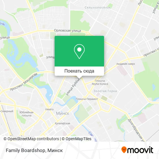 Карта Family Boardshop