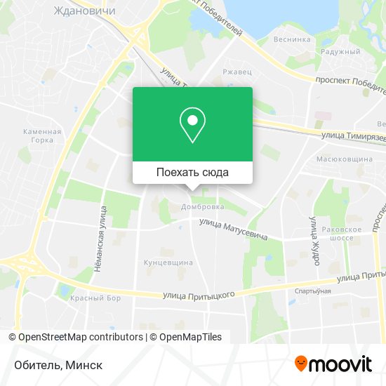 Карта Обитель