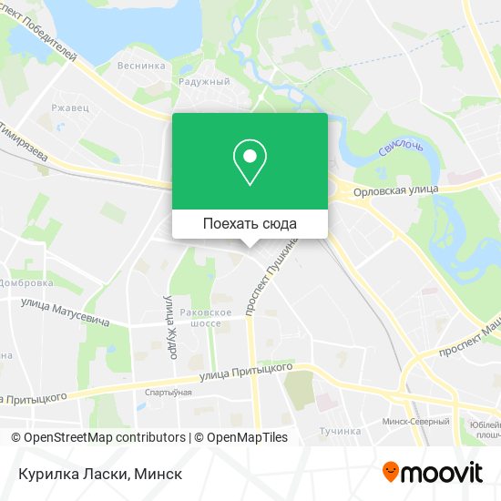 Карта Курилка Ласки