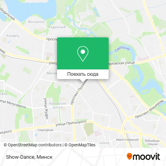 Карта Show-Dance