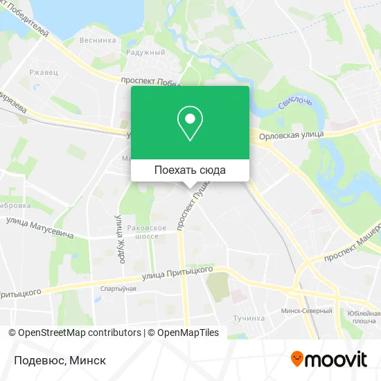 Карта Подевюс