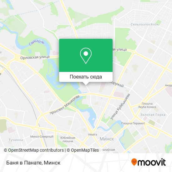 Карта Баня в Панате
