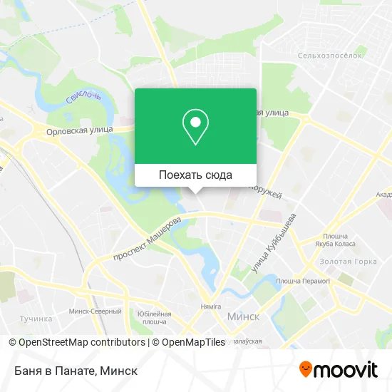 Карта Баня в Панате