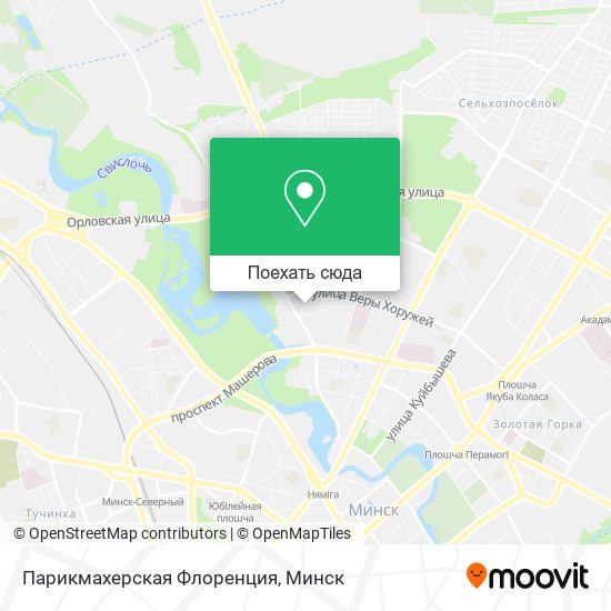 Карта Парикмахерская Флоренция