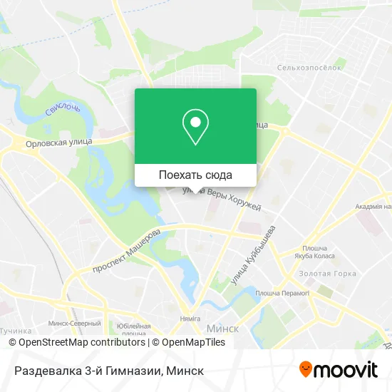 Карта Раздевалка 3-й Гимназии