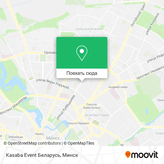 Карта Kasaba Event Беларусь