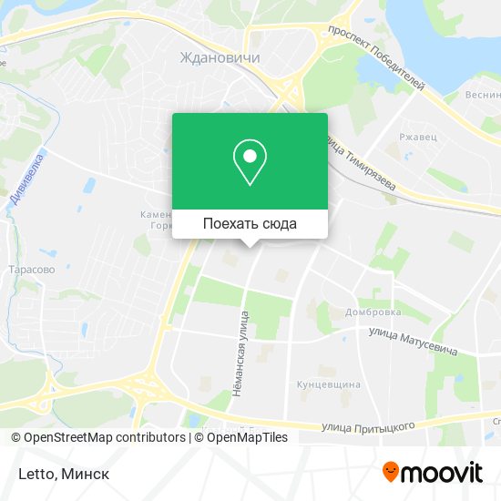 Карта Letto