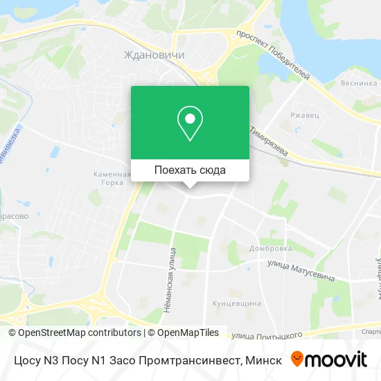 Карта Цосу N3 Посу N1 Засо Промтрансинвест