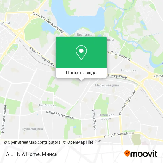 Карта A L I N A Home