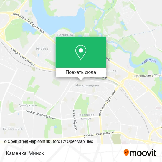 Карта Каменка
