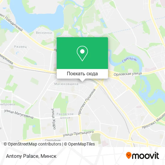 Карта Antony Palace