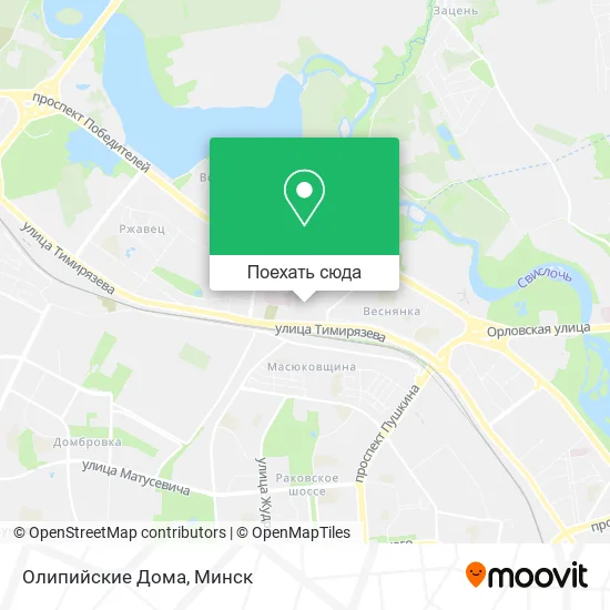 Карта Олипийские Дома