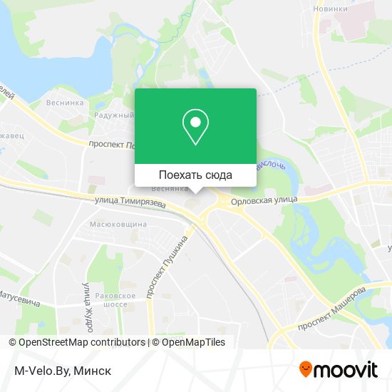 Карта M-Velo.By