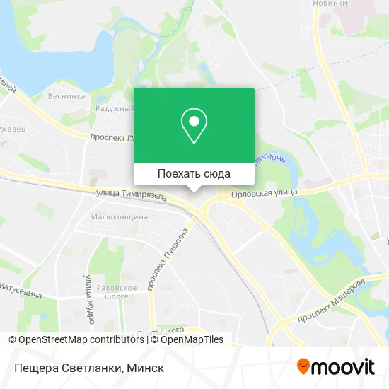 Карта Пещера Светланки