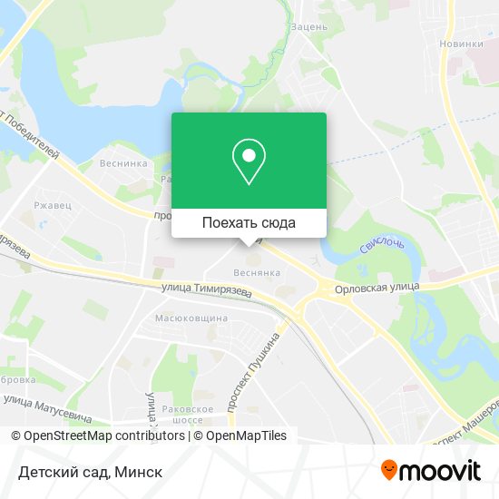 Карта Детский сад