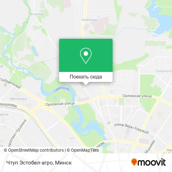 Карта Чтуп Эстобел-агро