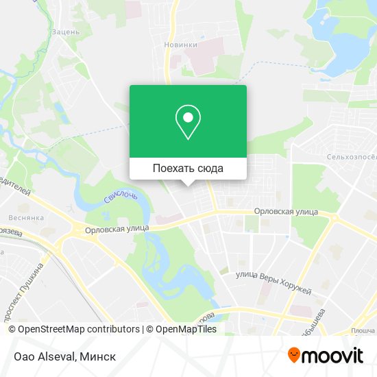 Карта Oao Alseval