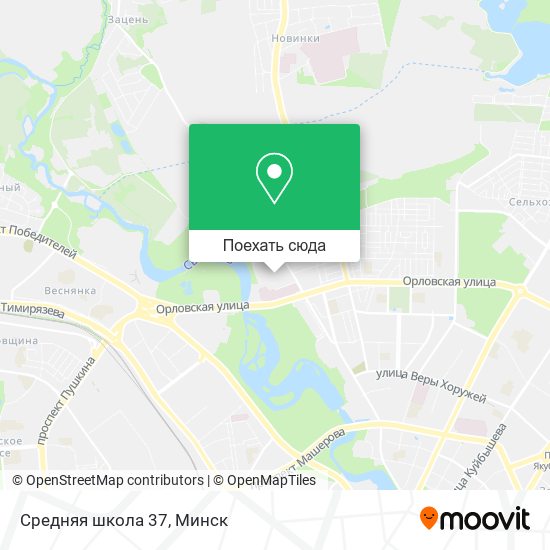 Карта Средняя школа 37