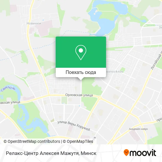 Карта Релакс-Центр Алексея Мажутя