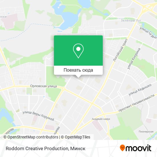 Карта Roddom Creative Production