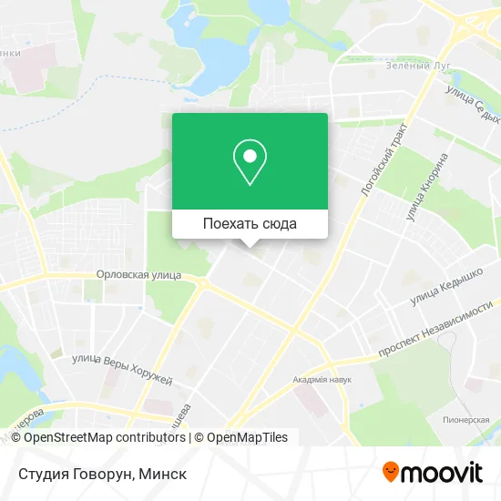 Карта Студия Говорун