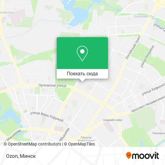 Карта Ozon