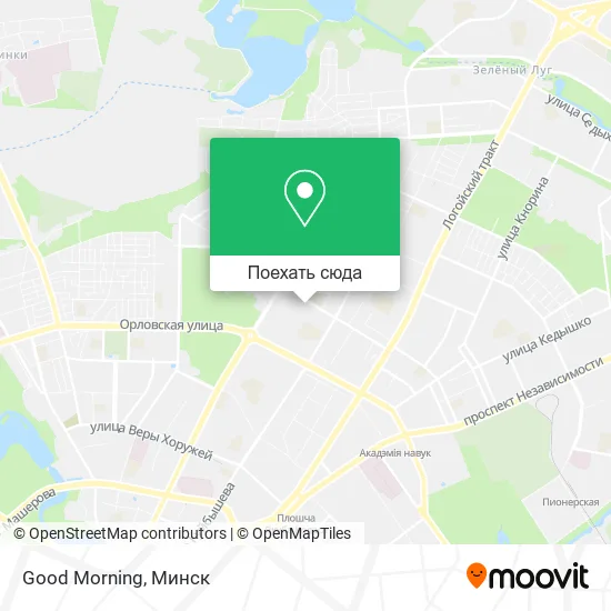 Карта Good Morning