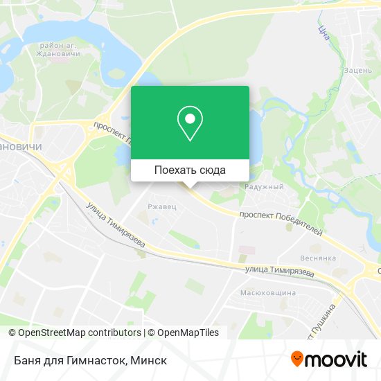 Карта Баня для Гимнасток